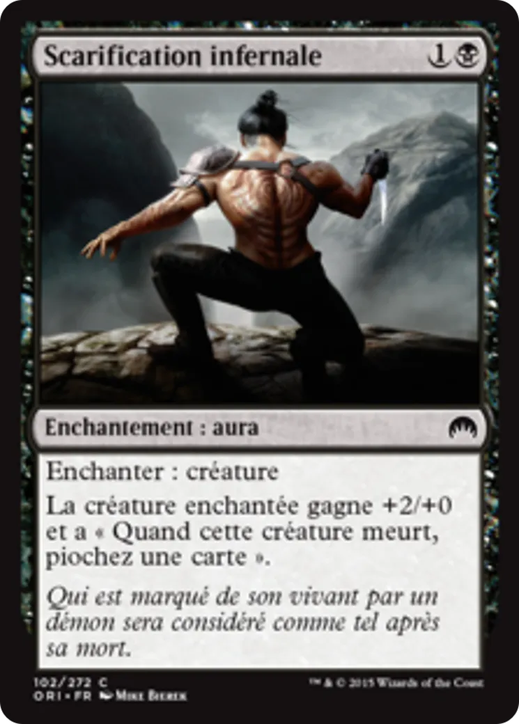 Scarification infernale — Magic Origins — Magic: The Gathering