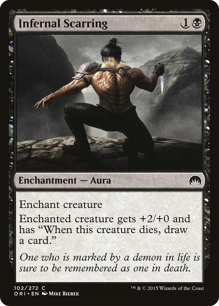 Scarification infernale — Magic Origins — Magic: The Gathering