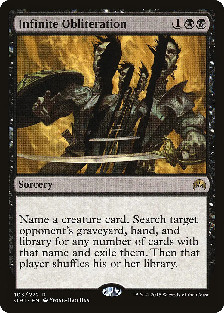 Infinite Obliteration — Magic Origins — Magic: The Gathering