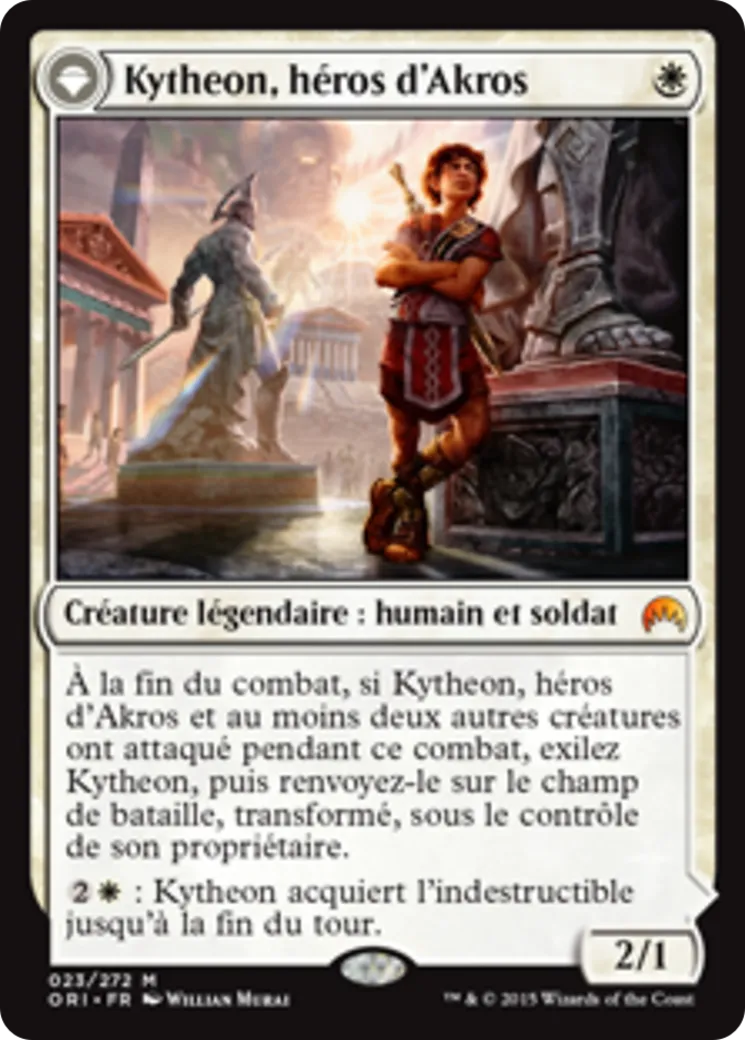 Kytheon, héros d'Akros // Gideon, forgé dans la bataille — Magic Origins — Magic: The Gathering