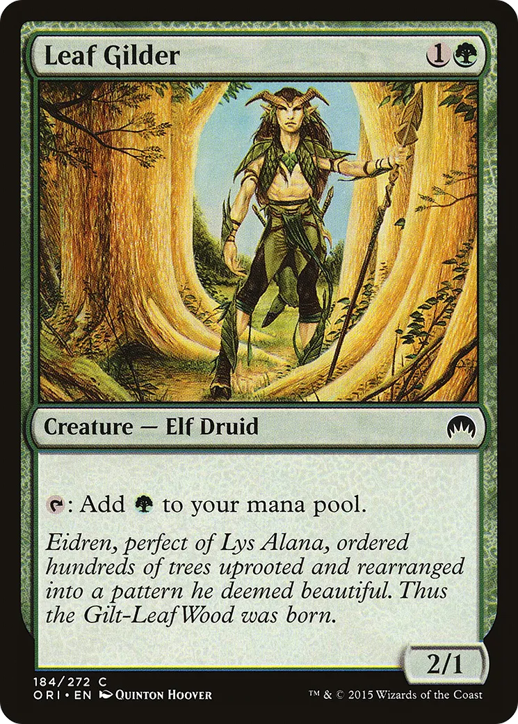 Leaf Gilder — Magic Origins — Magic: The Gathering