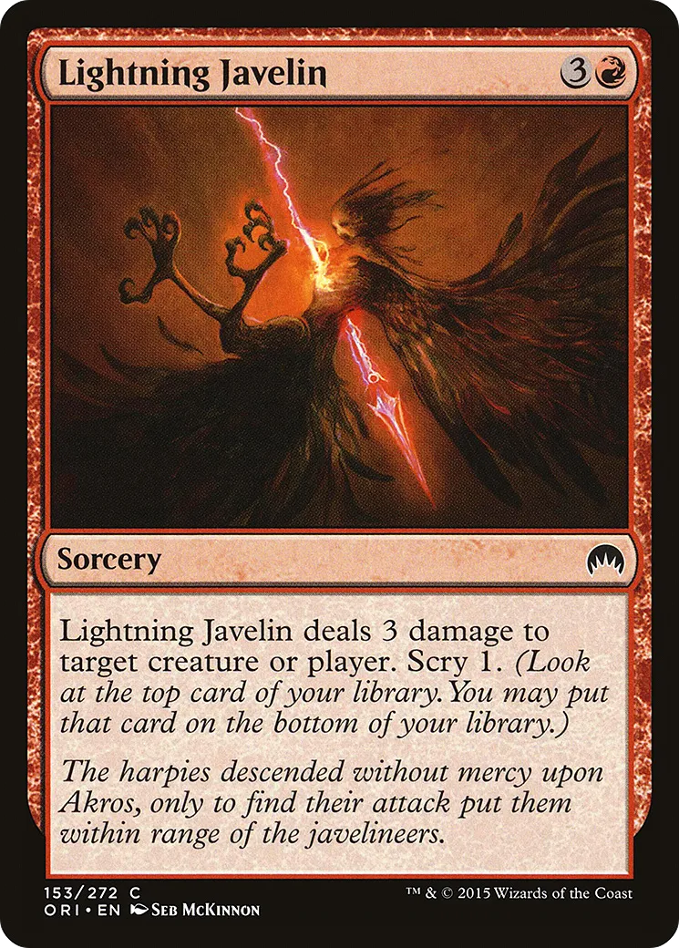 Javelot d'éclair — Magic Origins — Magic: The Gathering
