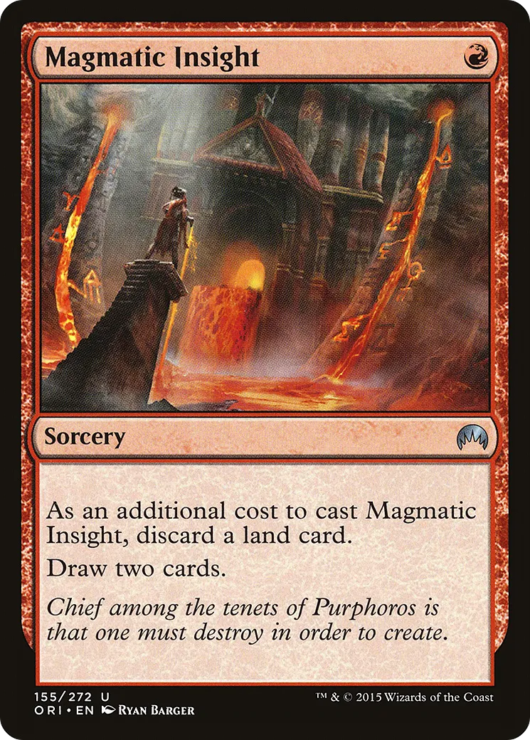 Magmatic Insight — Magic Origins — Magic: The Gathering