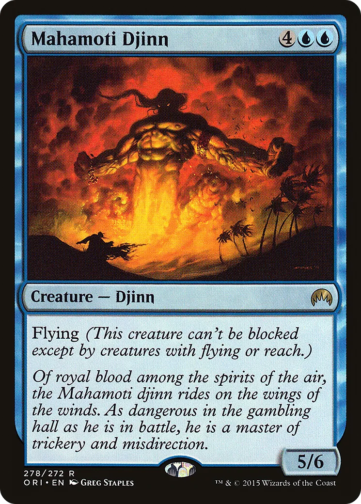 Mahamoti Djinn — Magic Origins — Magic: The Gathering