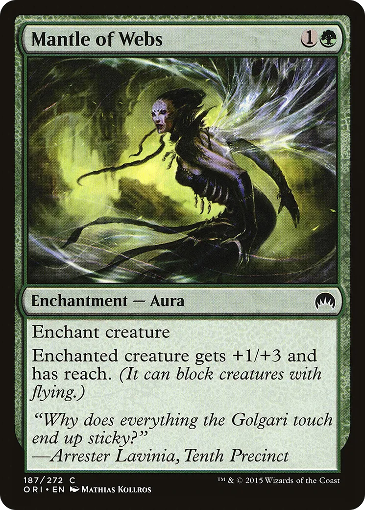 Mantle of Webs — Magic Origins — Magic: The Gathering