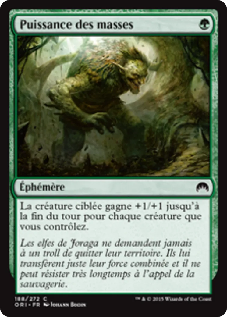 Puissance des masses — Magic Origins — Magic: The Gathering