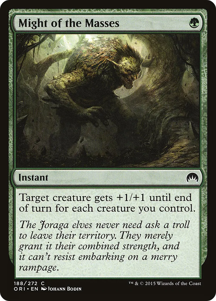 Might of the Masses — Magic Origins — Magic: The Gathering