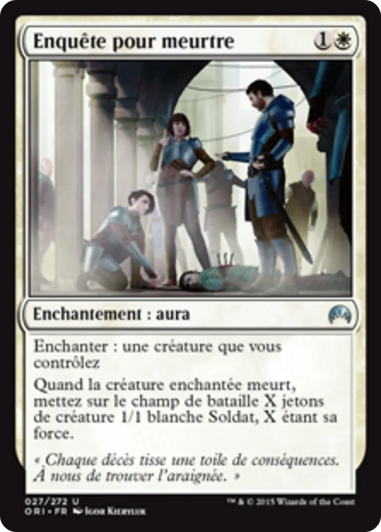 Enquête pour meurtre — Magic Origins — Magic: The Gathering