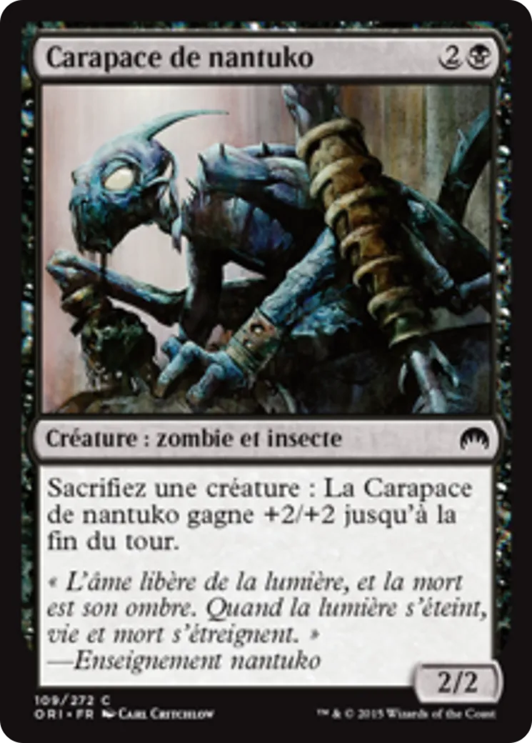 Carapace de nantuko — Magic Origins — Magic: The Gathering