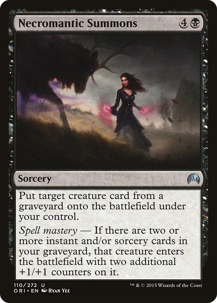 Necromantic Summons — Magic Origins — Magic: The Gathering