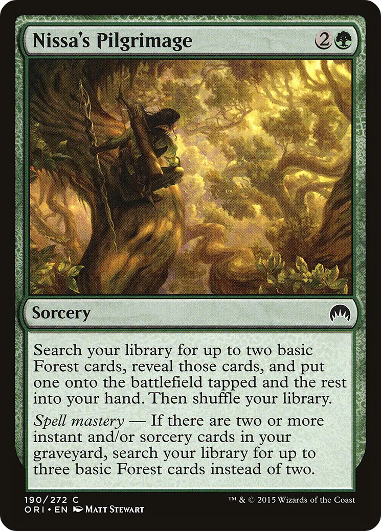 Pèlerinage de Nissa — Magic Origins — Magic: The Gathering