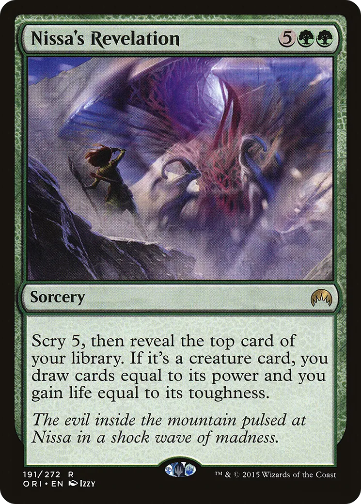 Révélation de Nissa — Magic Origins — Magic: The Gathering
