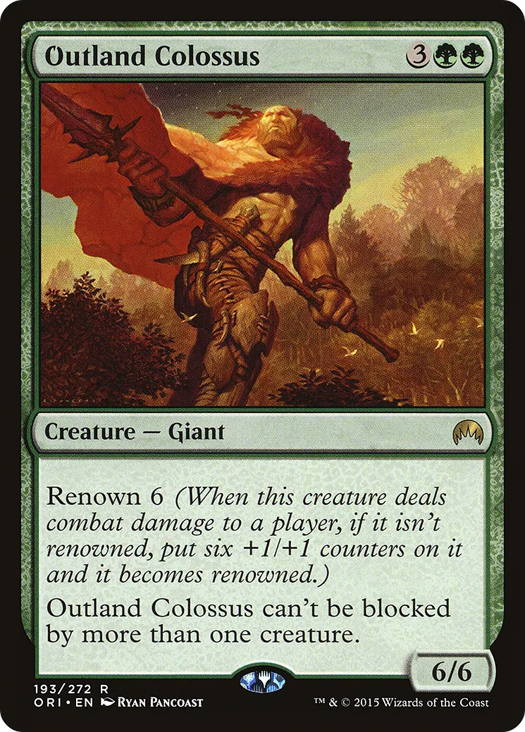 Outland Colossus — Magic Origins — Magic: The Gathering