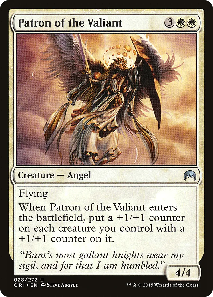 Patron of the Valiant — Magic Origins — Magic: The Gathering