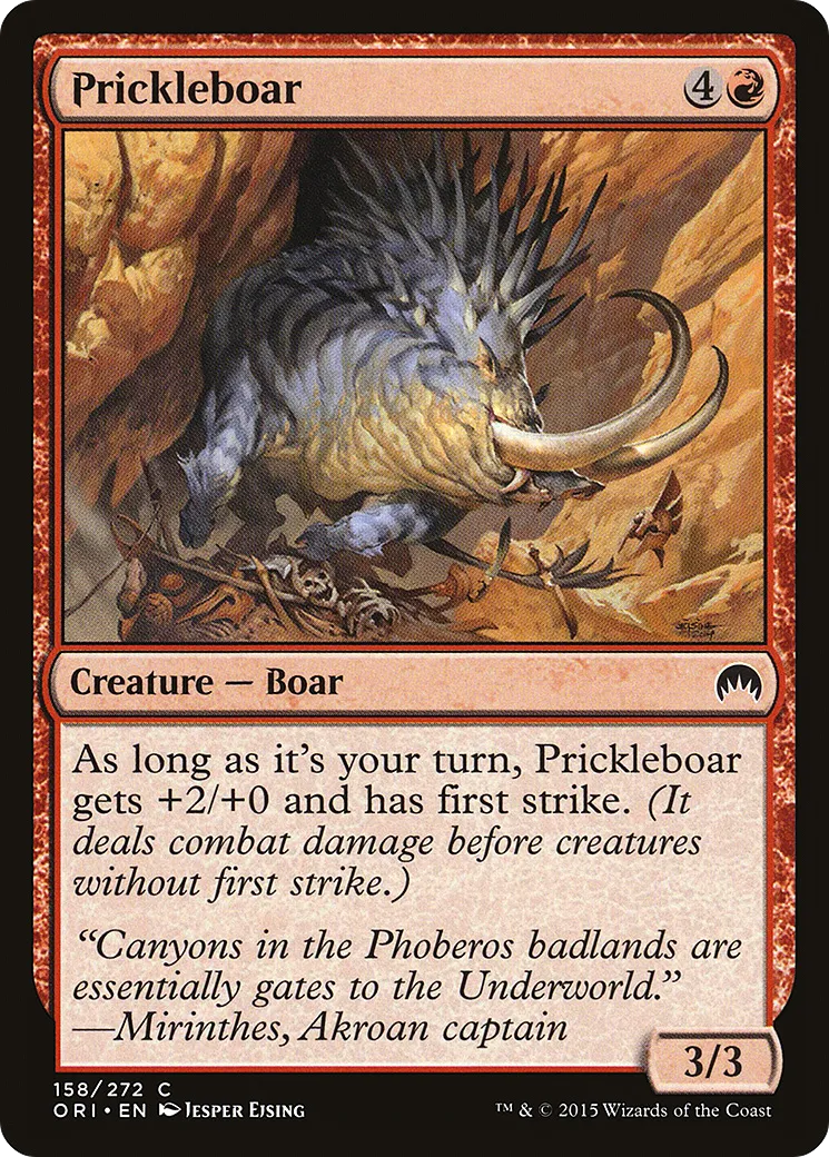 Prickleboar — Magic Origins — Magic: The Gathering