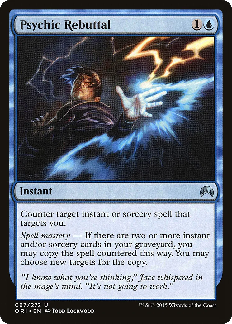 Psychic Rebuttal — Magic Origins — Magic: The Gathering