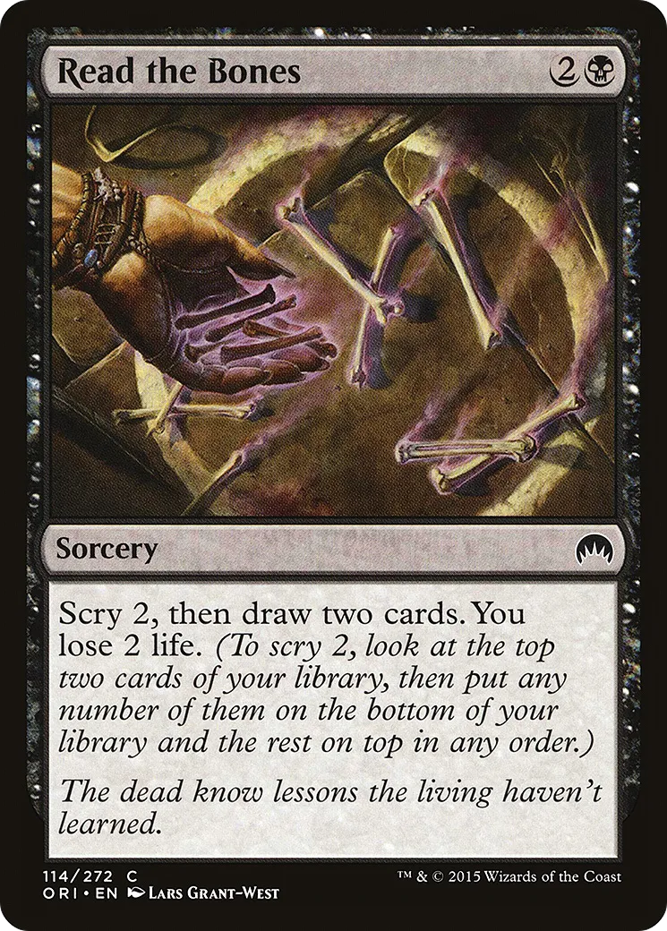 Read the Bones — Magic Origins — Magic: The Gathering