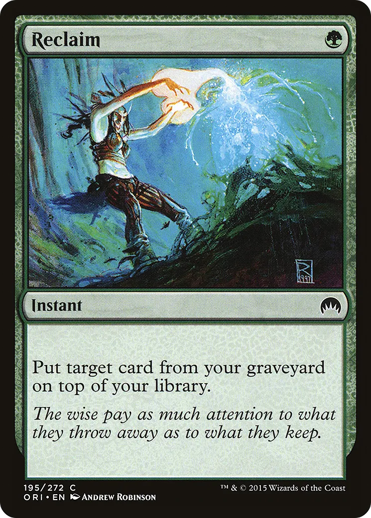 Récupération — Magic Origins — Magic: The Gathering
