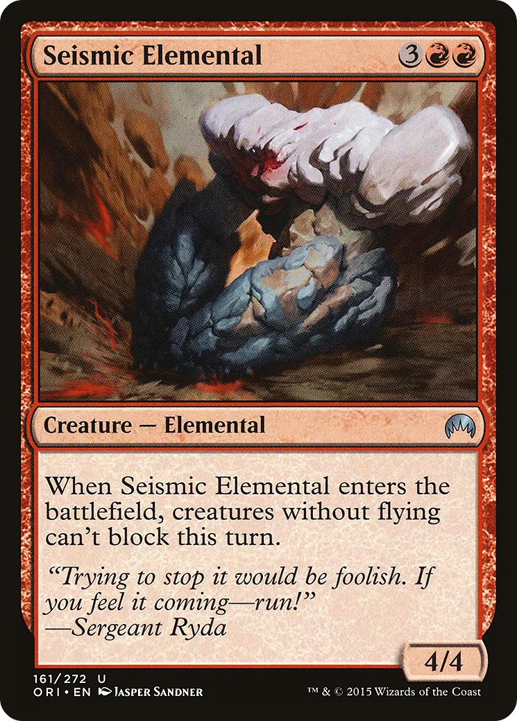 Élémental sismique — Magic Origins — Magic: The Gathering
