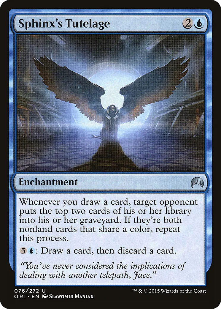 Sphinx's Tutelage — Magic Origins — Magic: The Gathering