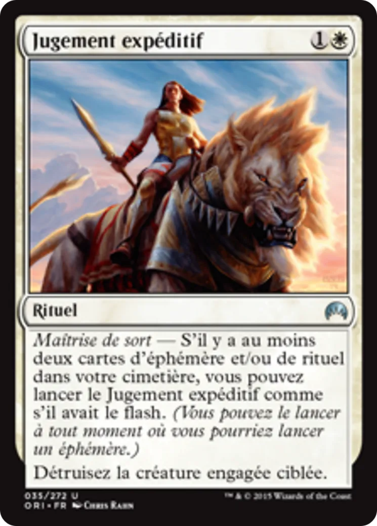 Jugement expéditif — Magic Origins — Magic: The Gathering