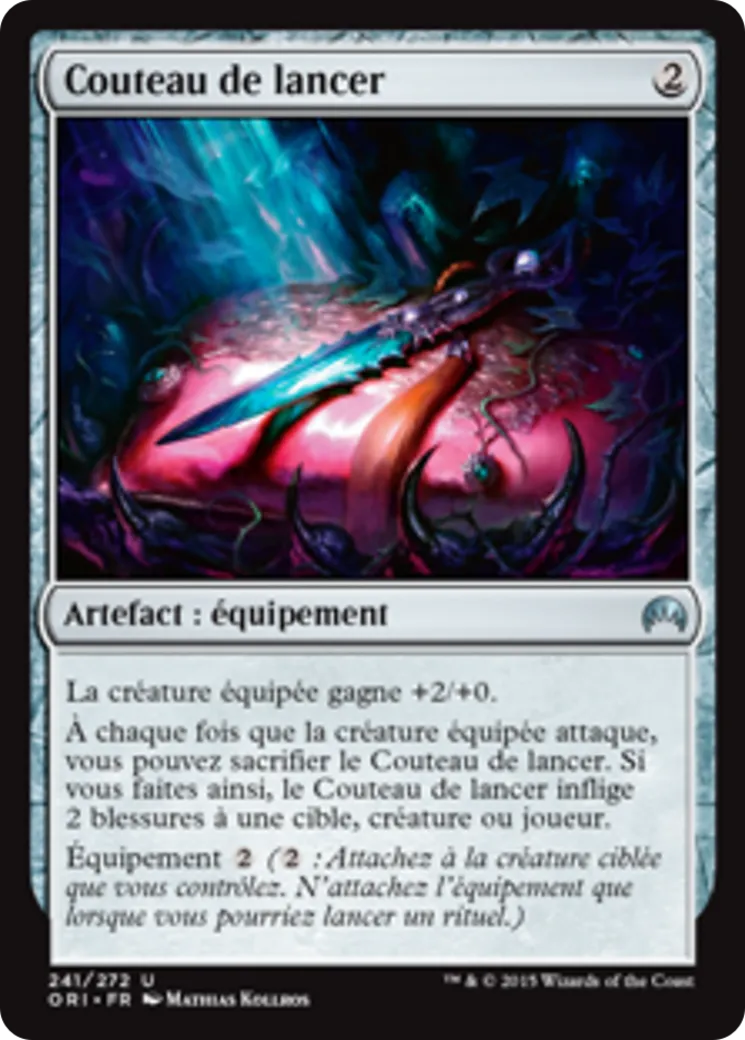 Couteau de lancer — Magic Origins — Magic: The Gathering