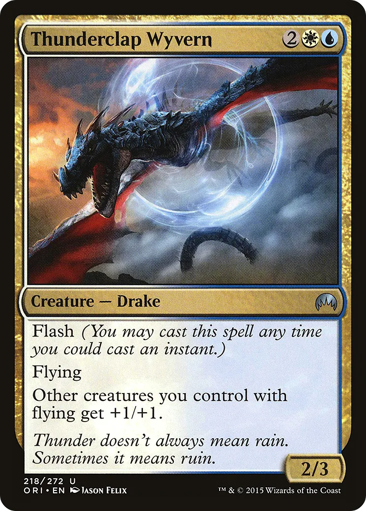 Vouivre du tonnerre — Magic Origins — Magic: The Gathering