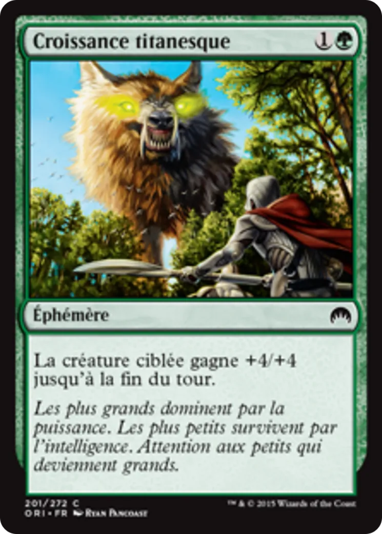Croissance titanesque — Magic Origins — Magic: The Gathering
