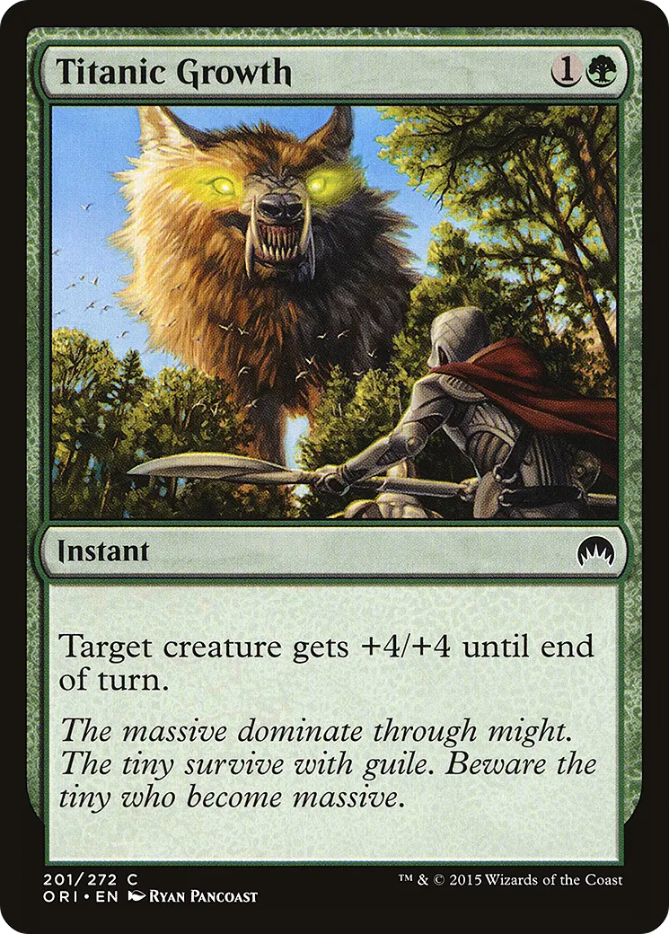 Titanic Growth — Magic Origins — Magic: The Gathering