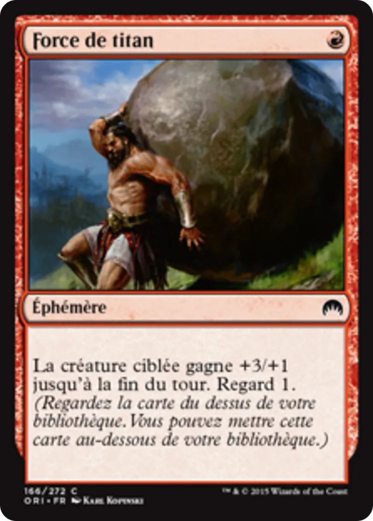 Force de titan — Magic Origins — Magic: The Gathering