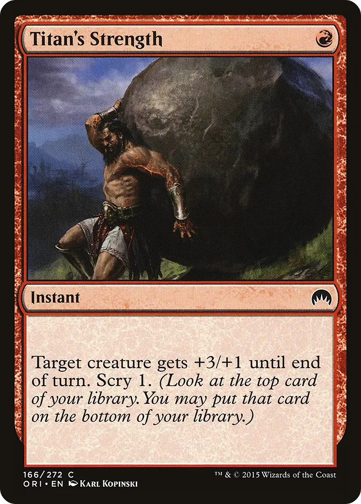 Force de titan — Magic Origins — Magic: The Gathering