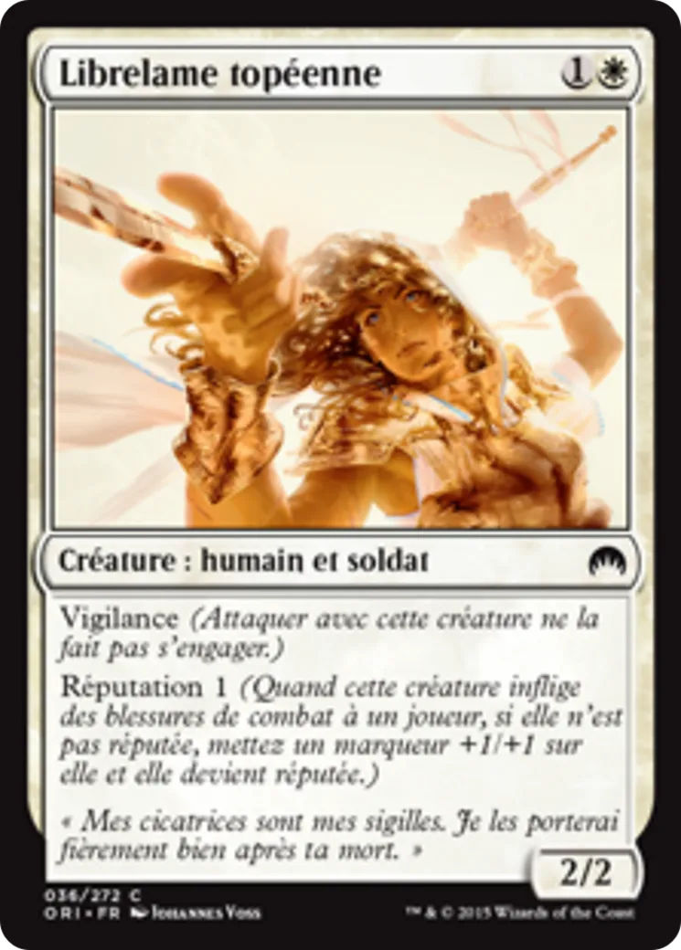 Librelame topéenne — Magic Origins — Magic: The Gathering