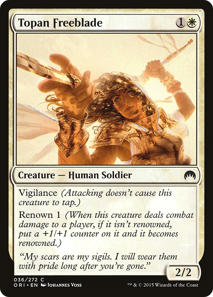 Topan Freeblade — Magic Origins — Magic: The Gathering