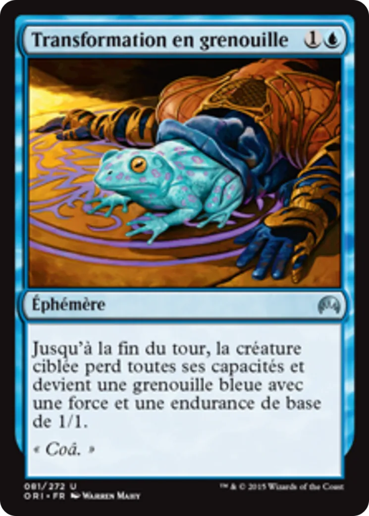 Transformation en grenouille — Magic Origins — Magic: The Gathering