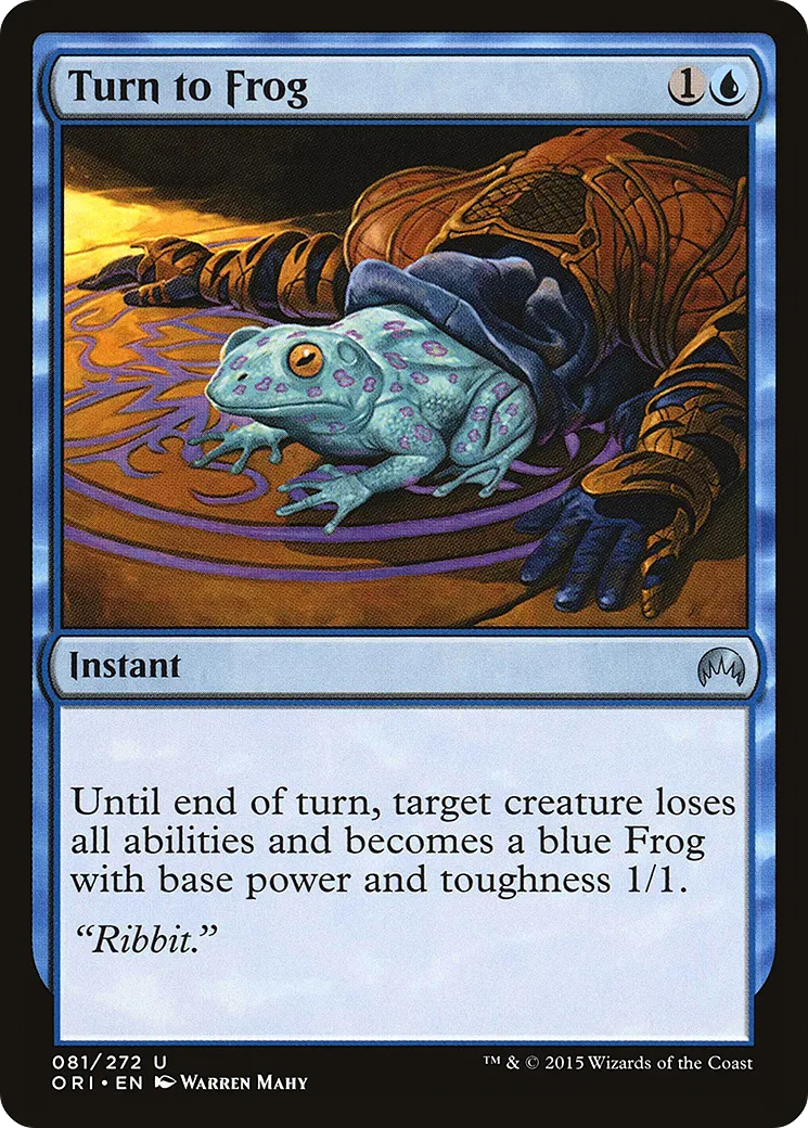 Turn to Frog — Magic Origins — Magic: The Gathering