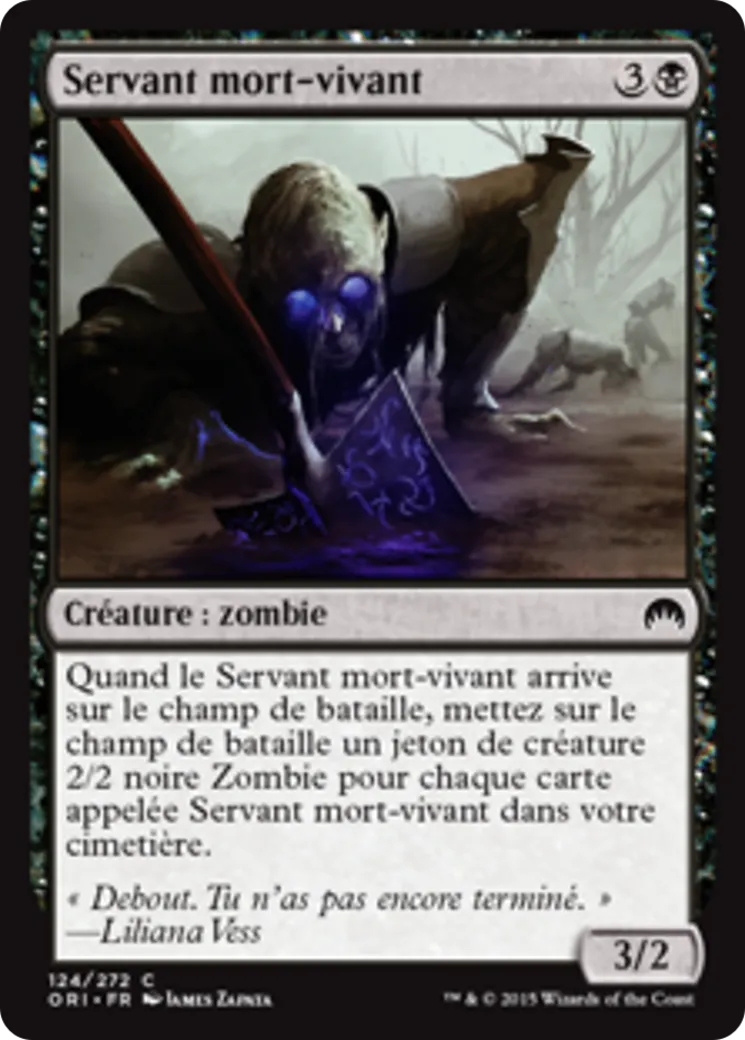 Servant mort-vivant — Magic Origins — Magic: The Gathering