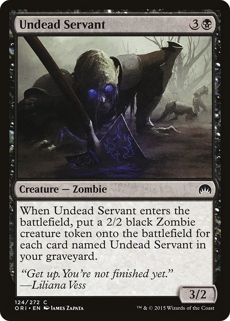 Servant mort-vivant — Magic Origins — Magic: The Gathering