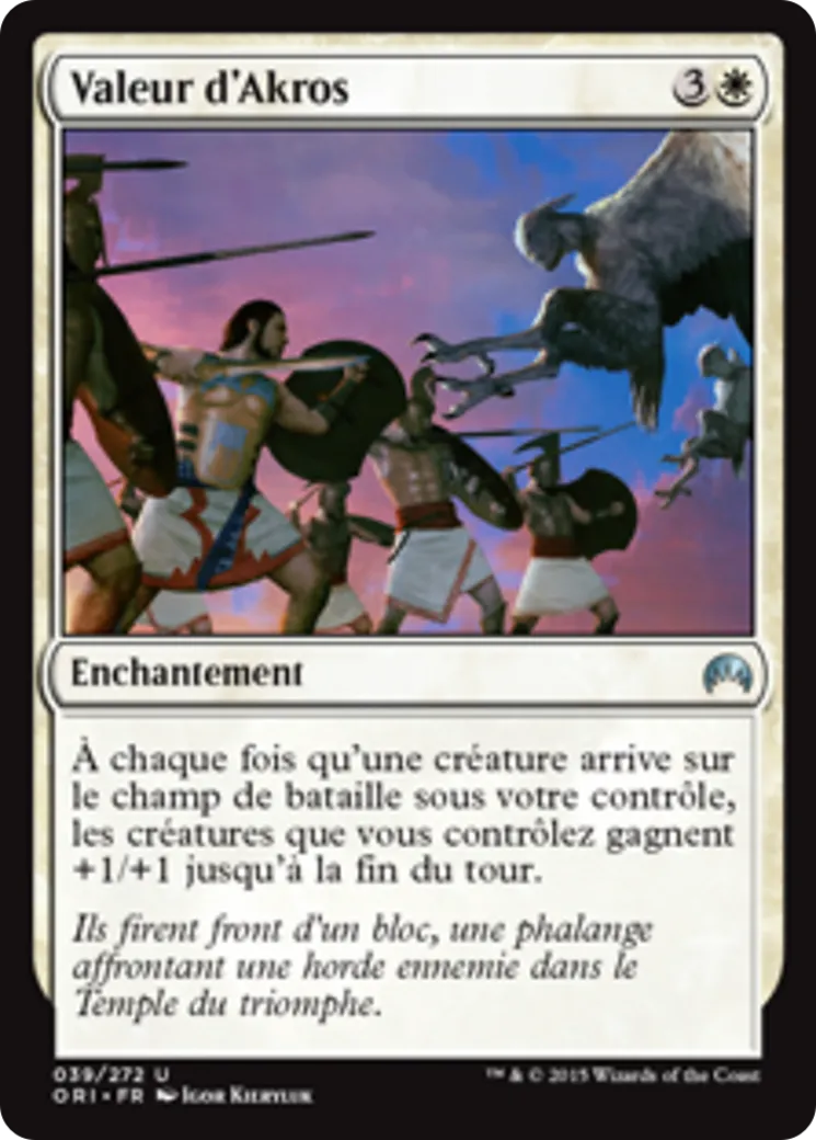 Valeur d'Akros — Magic Origins — Magic: The Gathering