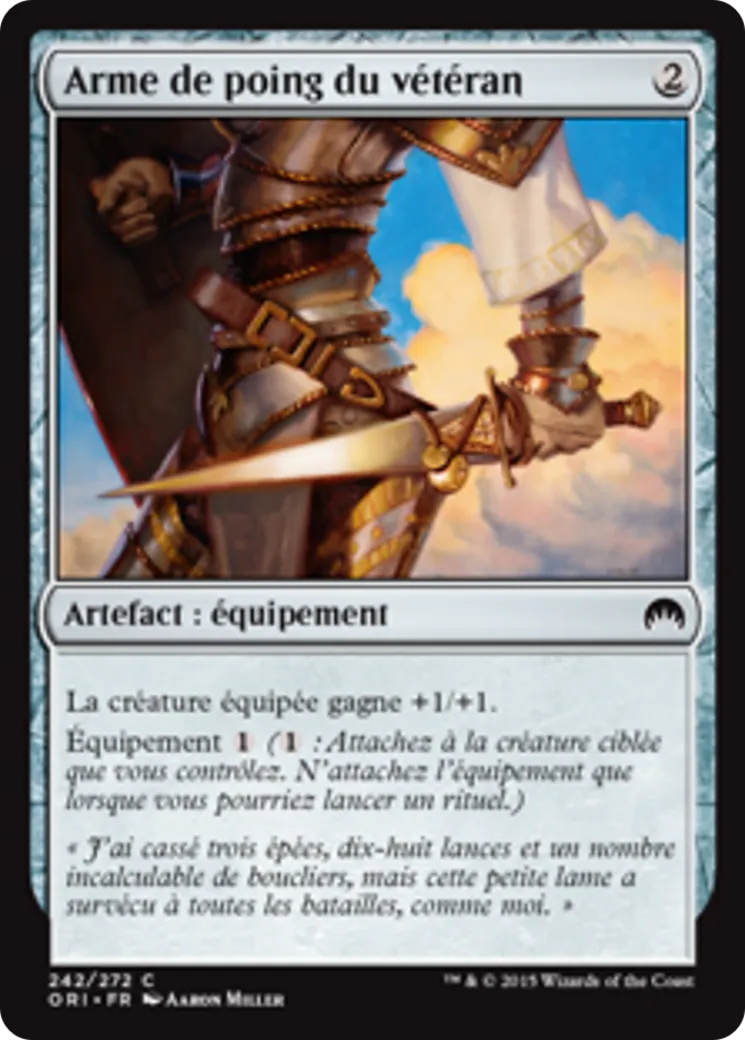 Arme de poing du vétéran — Magic Origins — Magic: The Gathering