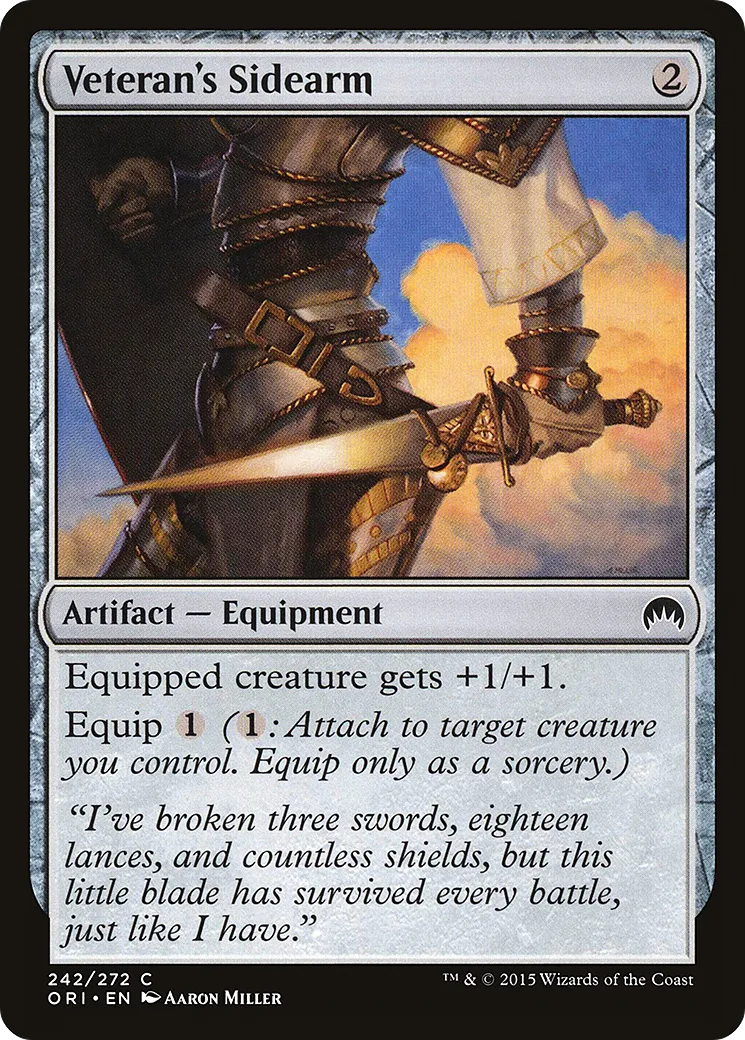 Arme de poing du vétéran — Magic Origins — Magic: The Gathering