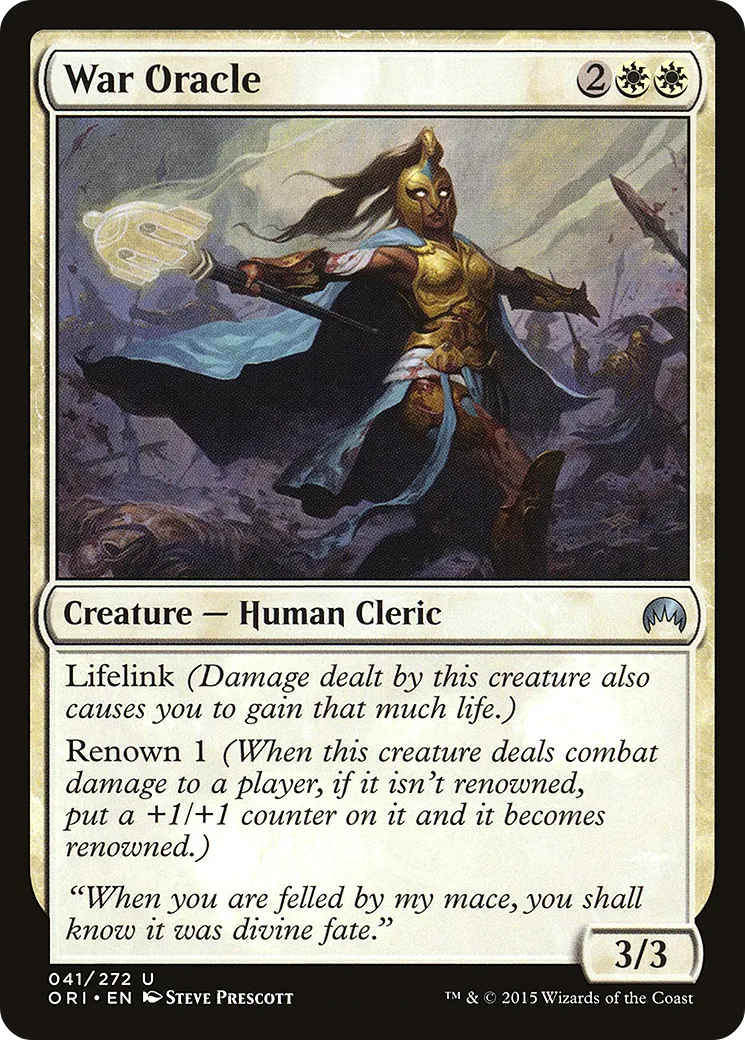 War Oracle from Magic Origins - Magic: The Gathering