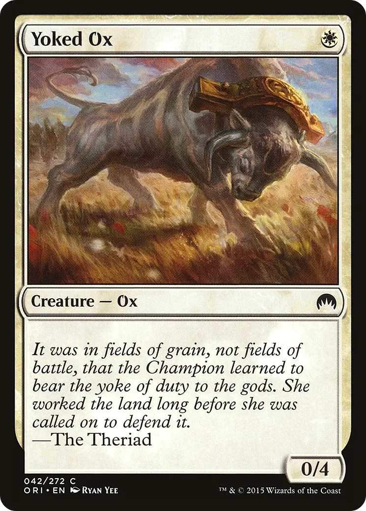 Yoked Ox — Magic Origins — Magic: The Gathering