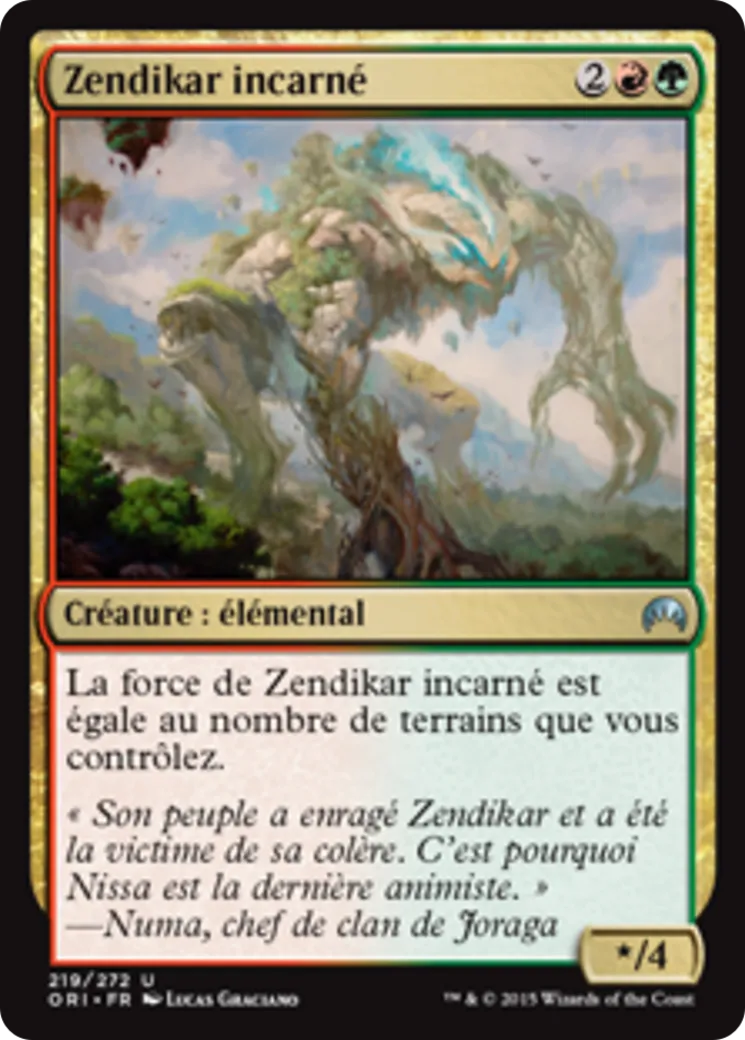Zendikar incarné — Magic Origins — Magic: The Gathering