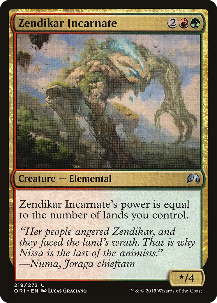 Zendikar incarné — Magic Origins — Magic: The Gathering