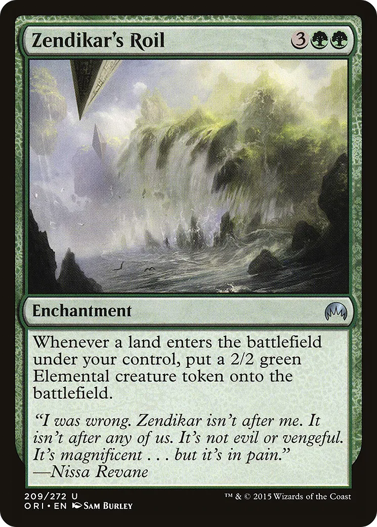 Zendikar's Roil — Magic Origins — Magic: The Gathering