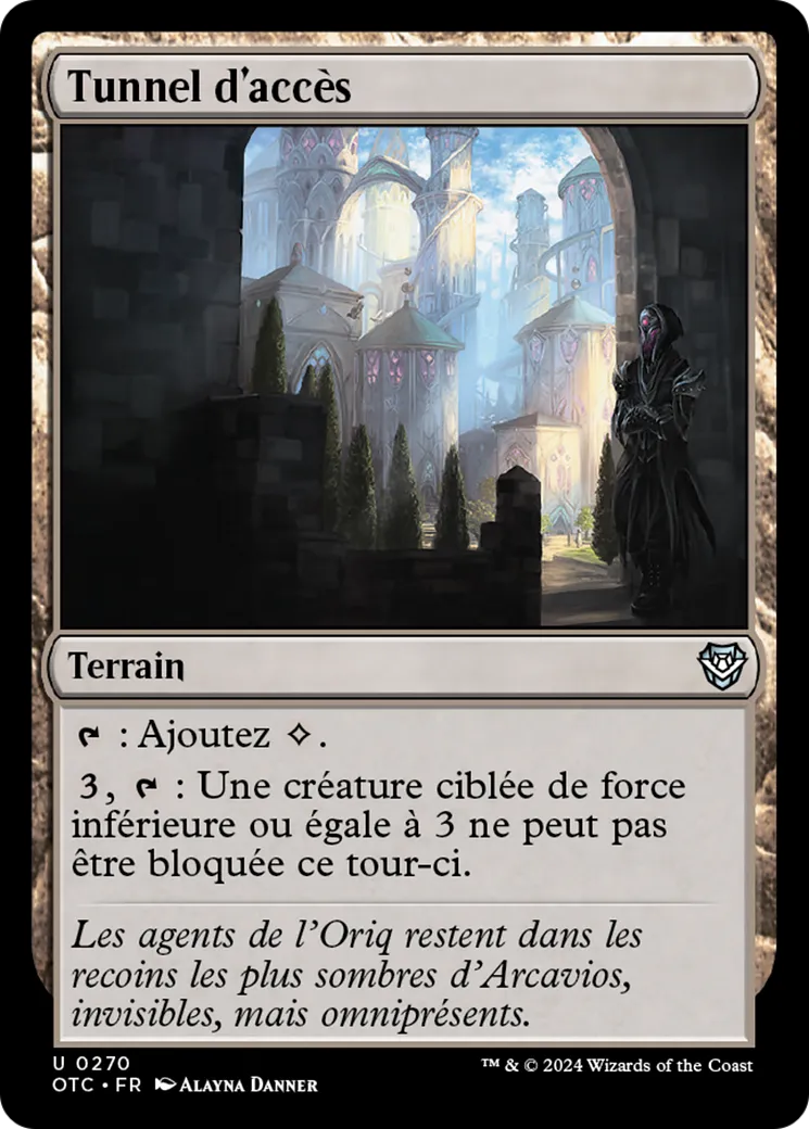 Tunnel d'accès — Outlaws of Thunder Junction Commander — Magic: The Gathering