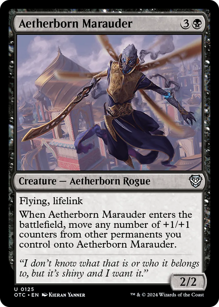 Aetherborn Marauder — Outlaws of Thunder Junction Commander — Magic: The Gathering