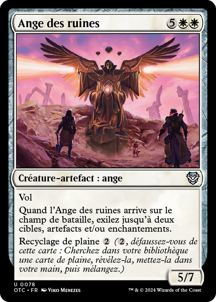 Ange des ruines — Outlaws of Thunder Junction Commander — Magic: The Gathering