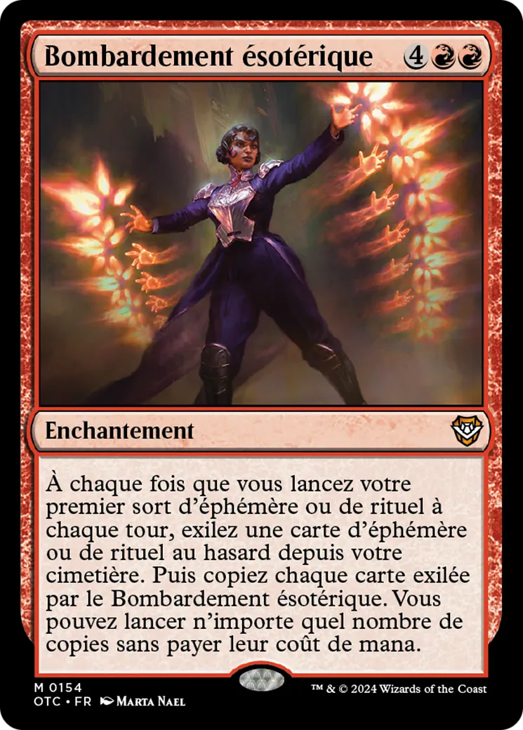 Bombardement ésotérique — Outlaws of Thunder Junction Commander — Magic: The Gathering