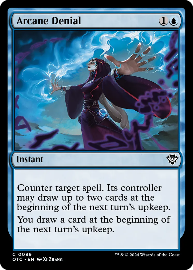 Arcane Denial — Outlaws of Thunder Junction Commander — Magic: The Gathering